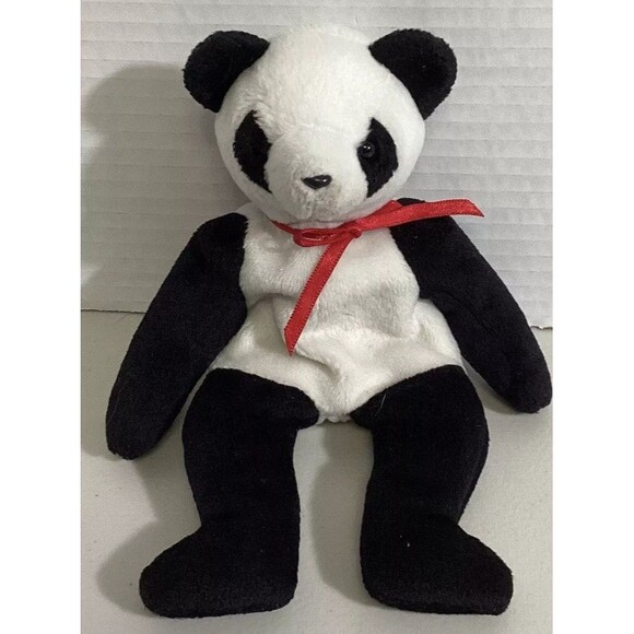 Lot Of Ty Beanie Baby America, Ariel, Birthday, Clubby II, Panda, Signature Bear - Picture 2 of 16